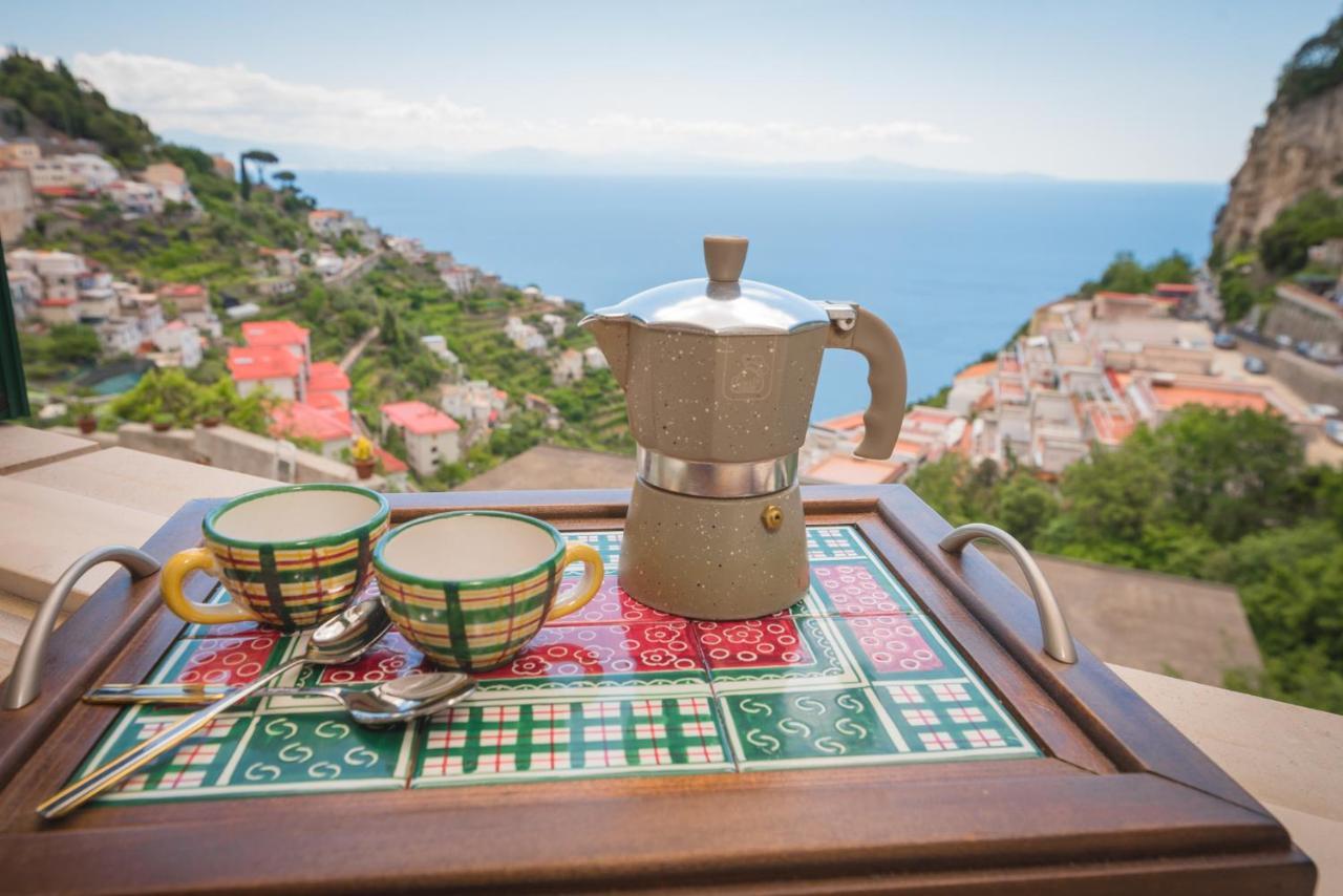 La Villa Di Enzo Casa Vacanze Con Vista Mare Amalfi Exterior photo